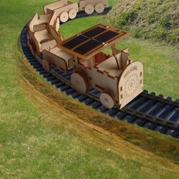 Maquette Train Electrique Energie Solaire