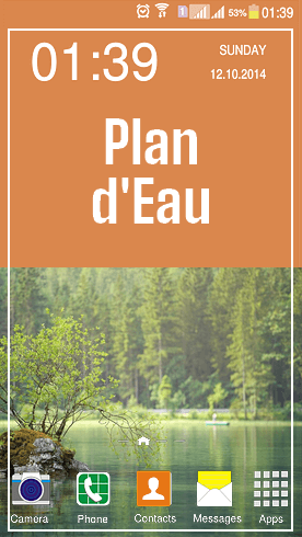 Plan Eau Lac Tour Bateau Solaire