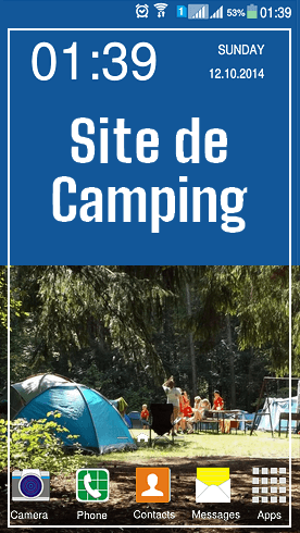 Site de Camping Evénement Vert